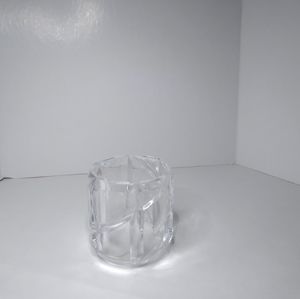 Deplomb Lead Crystal votive candle holder's set of 2